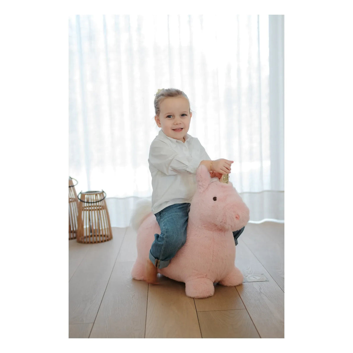 Wild & Soft - Sevimli Tek Boynuzlu At | Soluk Pembe
