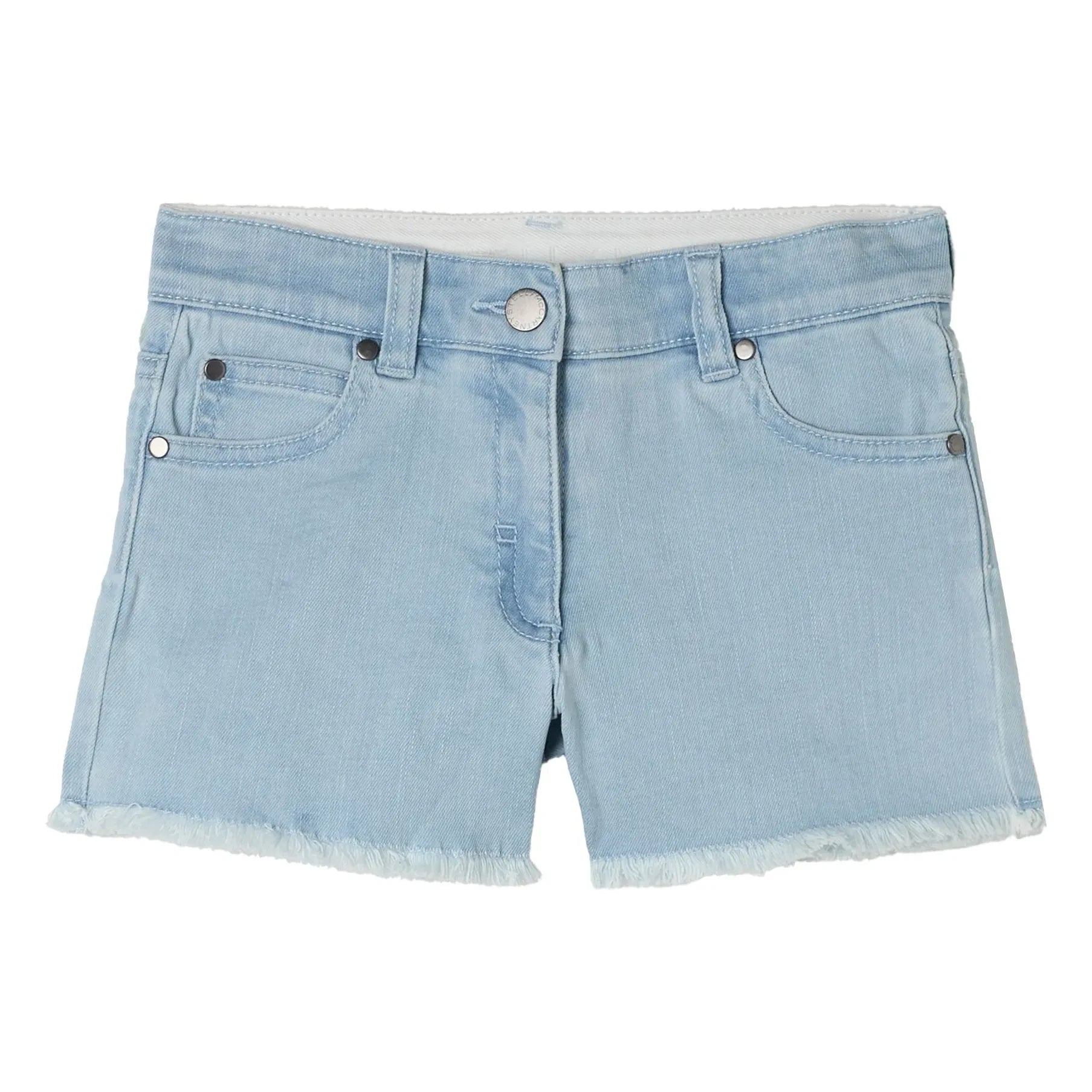 Stella McCartney Kids - Jeans-Shorts aus Bio-Baumwolle | Hellblau