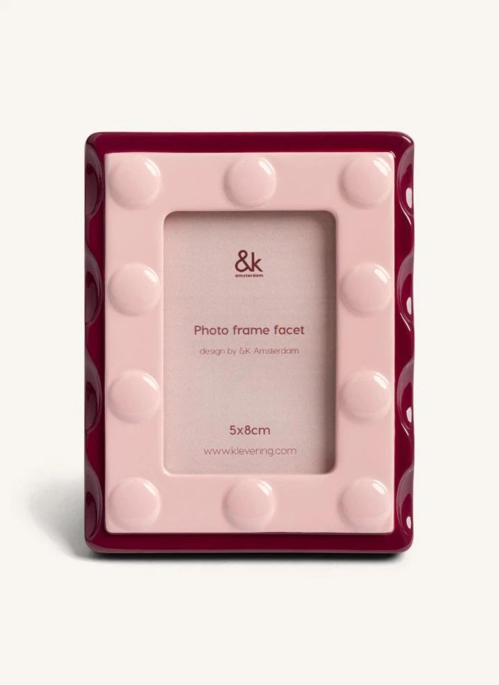 &Klevering - Facet Bilderrahmen | Fuchsia