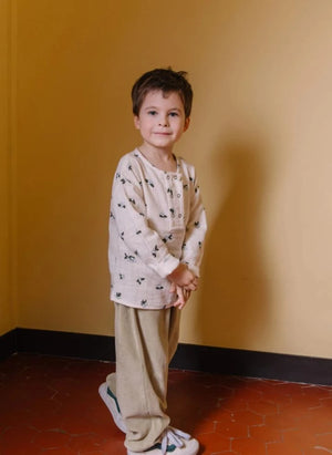 Studio Bohème - Romeo Gui Bio-Baumwoll-Kurta | Ecru