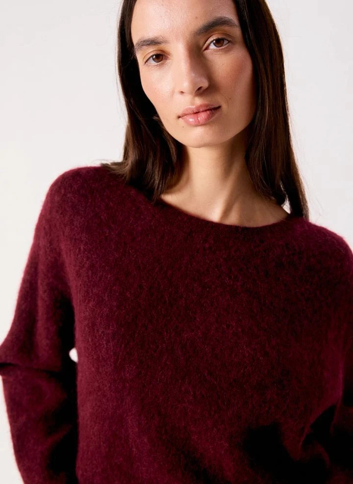 American Vintage - Vitow Alpaka Pullover | Granat