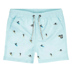 Tumble N'Dry - Surfando Badeshorts aus recycelten Fasern | Hellblau