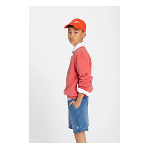 Smallable Kid - Tom Ample Jeans-Shorts | Blau