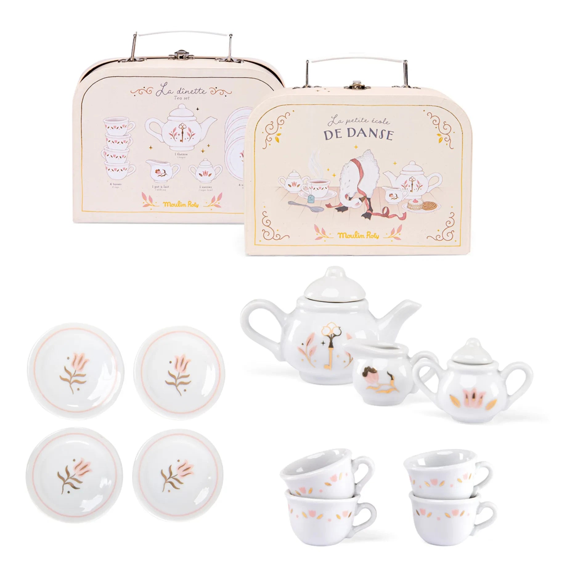 Moulin Roty - Dancer Abendessen-Set Koffer