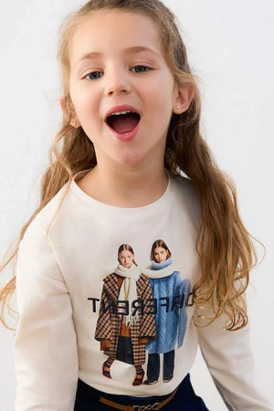 Mayoral Baumwoll-Langarmshirt für Kinder