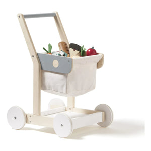 Kid's Concept - Ahşap Tekerlekli Sepet