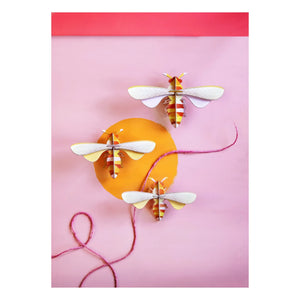 Studio Roof - 3er Bienen Wanddekorationen