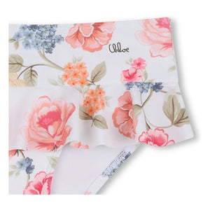 Chloé - Blumenmuster Badeanzug | Weiß