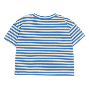 The Campamento - Oversize Gestreiftes Marienkäfer-T-Shirt | Blau