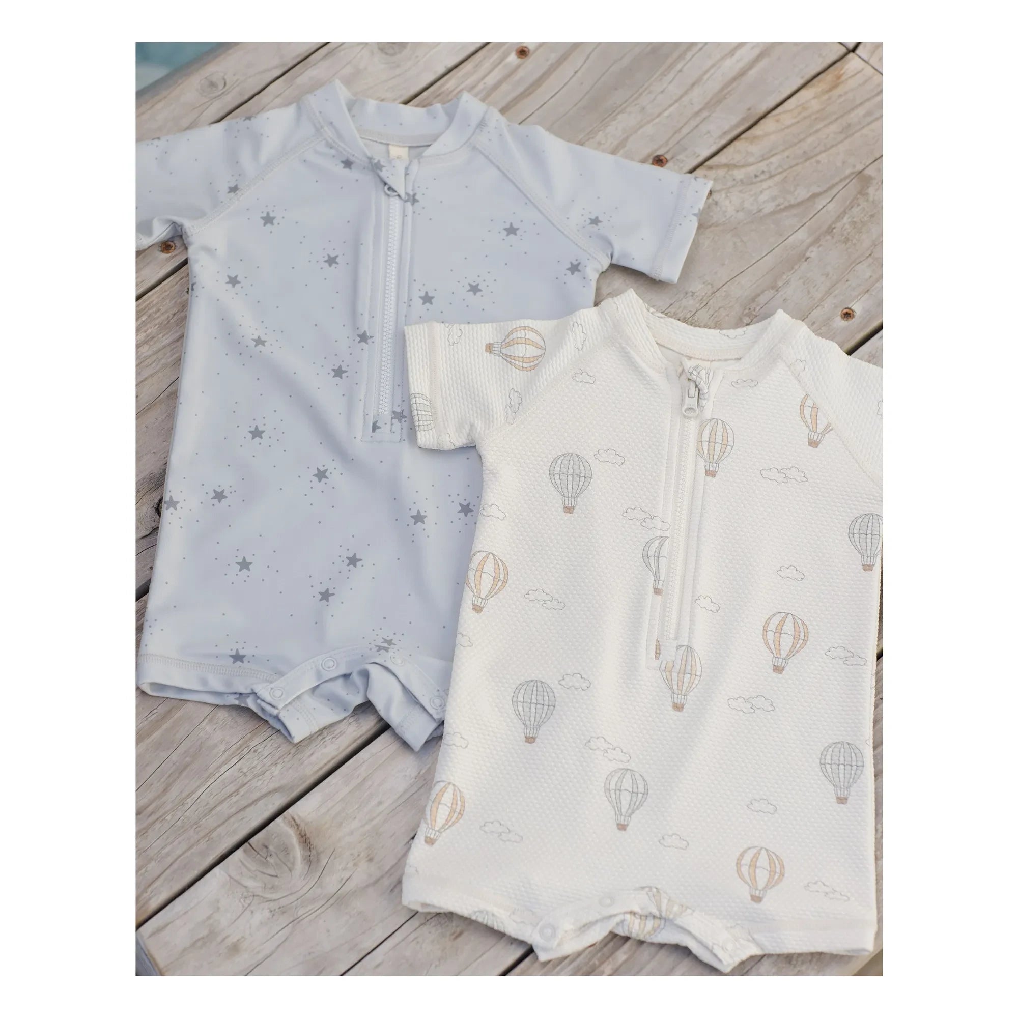 Quincy Mae - Stars Rashguard Mayo | Gri mavi