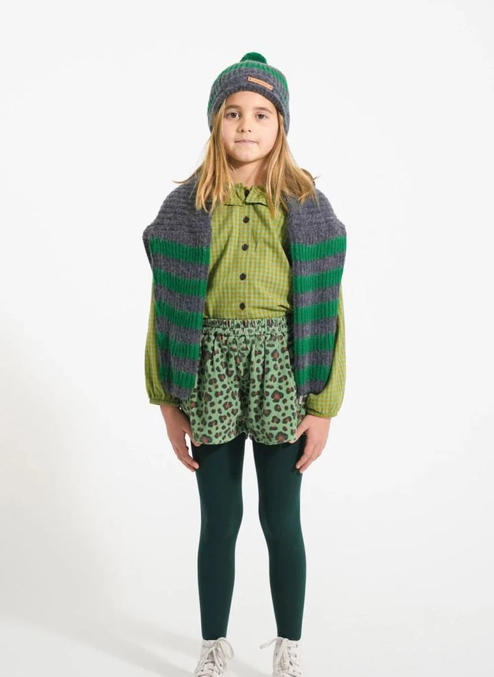 Piupiuchick - Gestreifter Wollpullover | Dunkelgrau