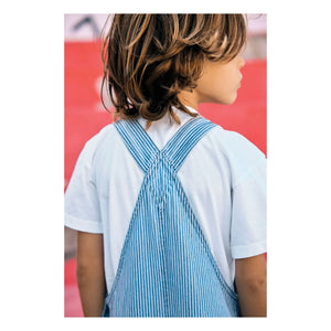 Bonton - Nope Gestreifte Latzhose | Blau