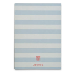 Liewood - A5 Sidney Defterler - 3'lü Set | Deniz canlıları/Çizgi karışımı