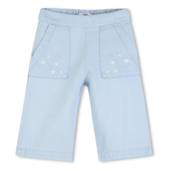 Chloé – Bestickte Jeans | Blau
