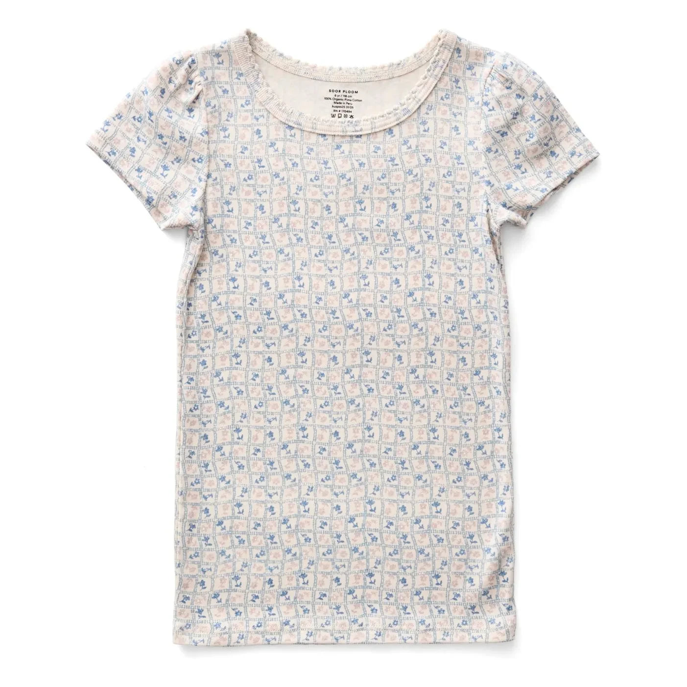 Soor Ploom - Bio-Baumwolle Blusen T-Shirt | Ecru