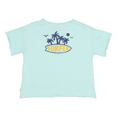 Búho - Surfer T-Shirt Bio-Baumwolle | Aqua