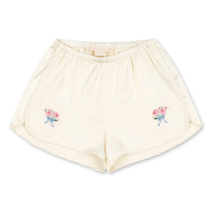 Konges Sløjd - Sheeny Bestickte Shorts | Ecru