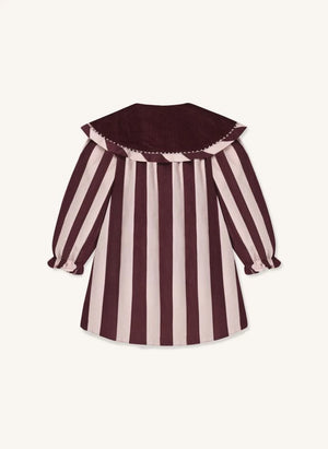 Fliink - Dolly Gestreiftes Kleid | Rosa