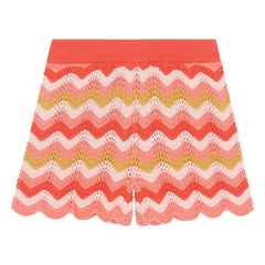 Bonton – Häkel-Nines-Shorts | Koralle