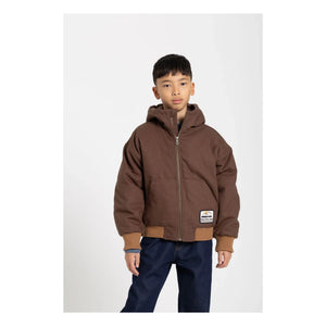 Hundred Pieces - Matte Kapuzenjacke | Braun