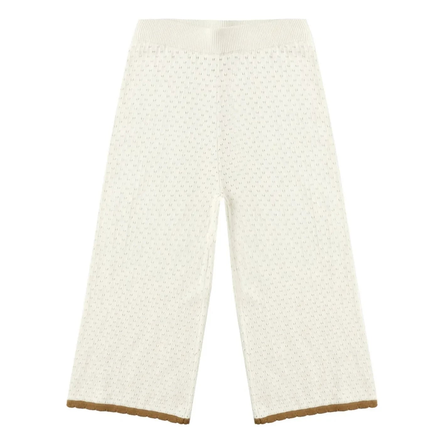Rylee + Cru - Pointelle-Hose | Ecru