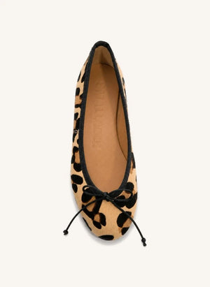Smallable Kid - Evina Leopar Balerin Schuhe | Ecru