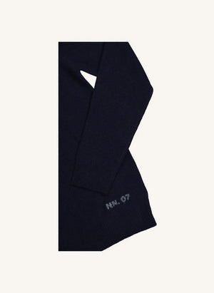 NN.07 - Nigel 6585 Recycling-Wollpullover | Dunkelblau