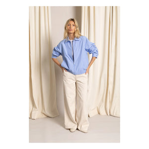 Smallable Woman - Cleo Gestreifte Jacke | Blau