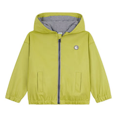 Petit Bateau - Regenmantel mit Futter aus recycelten Fasern | Gelbgrün