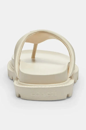 Coach Kadın Deri Parmak Arası Terlik Brynn Leather Thong Sandal