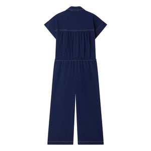 Bonpoint - Denim Lania Bio-Baumwoll-Overall | Indigo blau