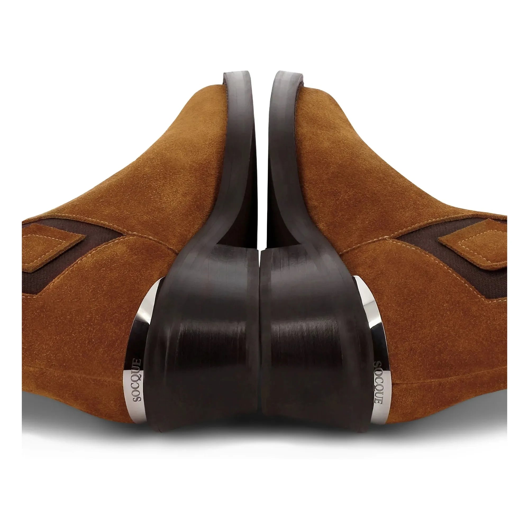 Socque Paris - Clyde Wildleder-Stiefel | Karamell