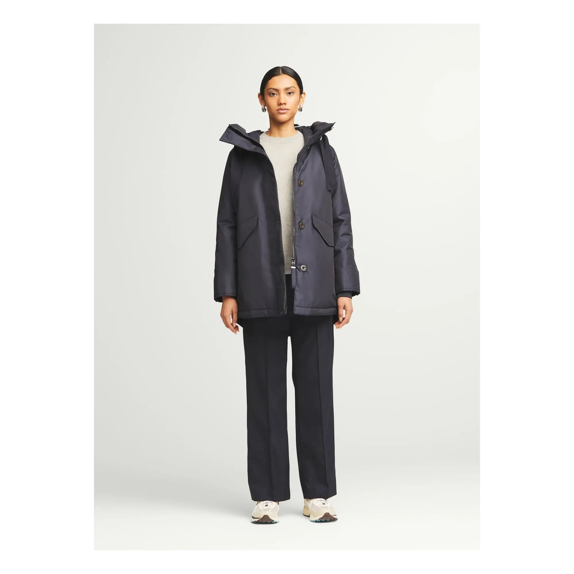 g-lab - Amber Parka | Marineblau