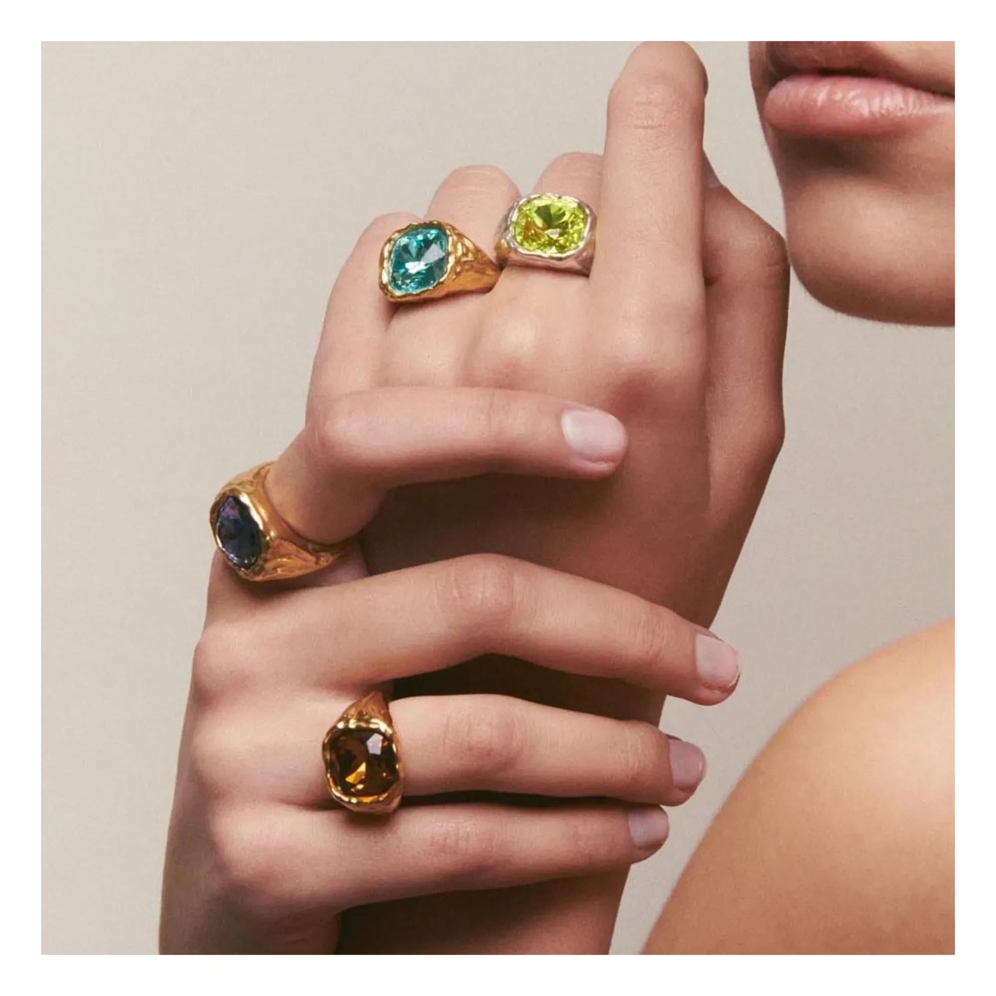 Alhaja – Amalfi-Ring | Türkis