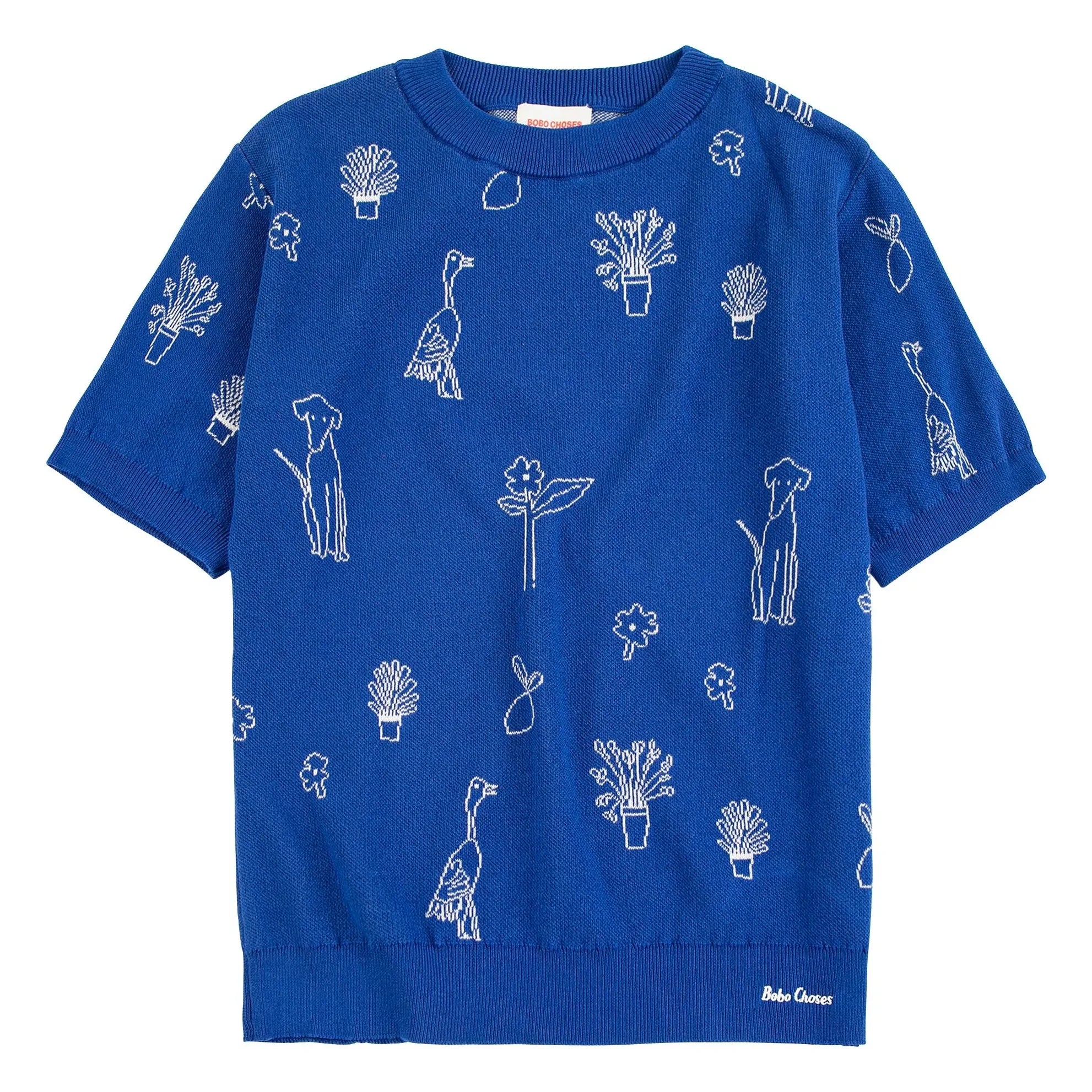 Bobo Choses - Summer Trip Bio-Baumwollpullover | Blau