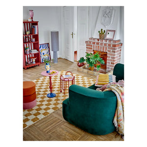 Bloomingville - Badia Wandspiegel, Kiefernholz | Rosa