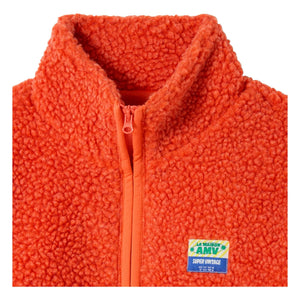 American Vintage - Sherpa-Jacke Hoktown aus recycelten Fasern | Orange