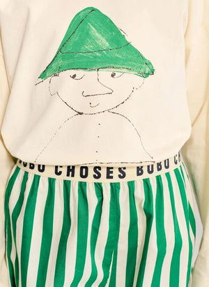 Bobo Choses - Bobo Choses Set aus Bio-Baumwoll-T-Shirt und -Hose | Grün