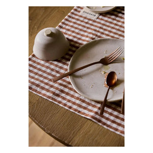 Gabrielle Paris – Gedeck Gingham Mokka