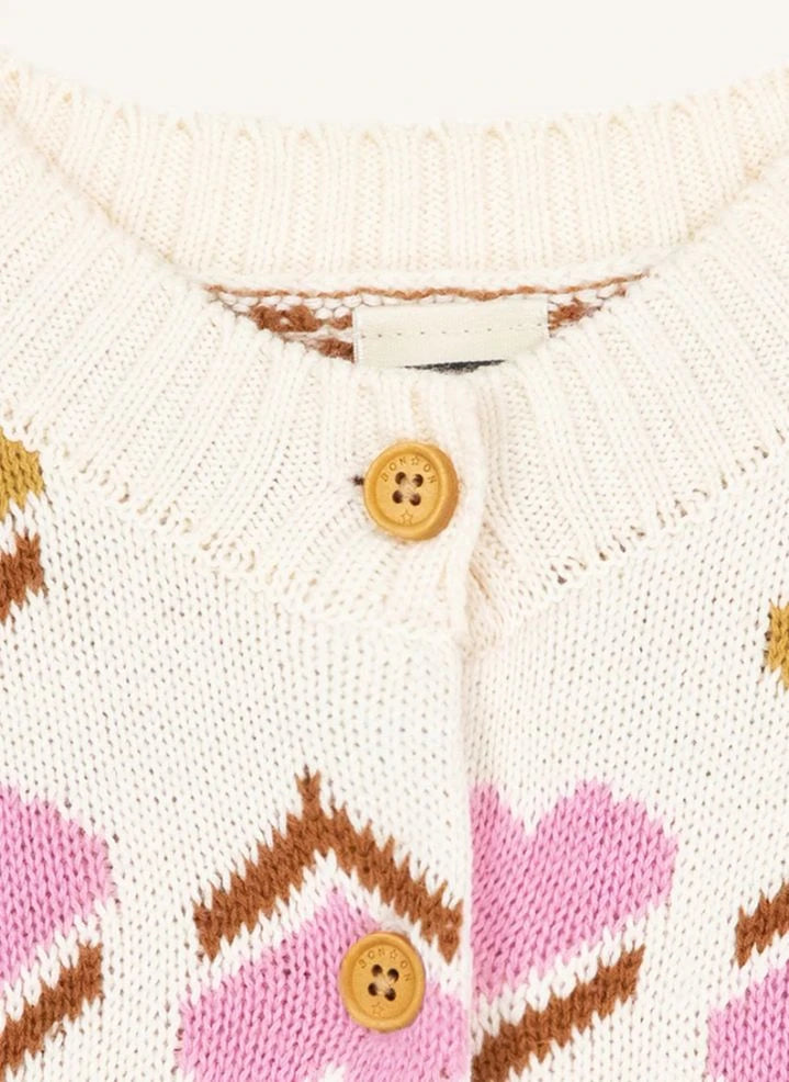 Bonton - Intelligente Strickjacke | Ecru