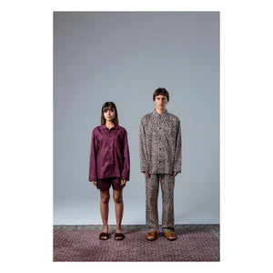 Pockies – Leoparden-Pyjamahemd | Beige