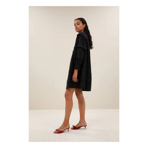 By Bar – Bowie Leinenkleid | Schwarz
