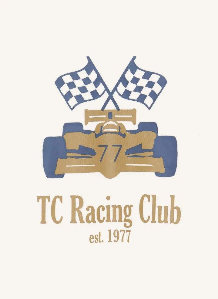 Tartine et Chocolat - TC Racing Club Tişört | Hardal