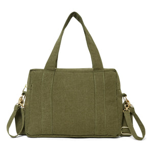 rivedroite - Wickeltasche Mini Darcy aus recycelter Baumwolle | Khaki