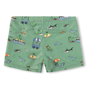 Molo - Norton Alien Recycelter Faser-Badeshort | Grün