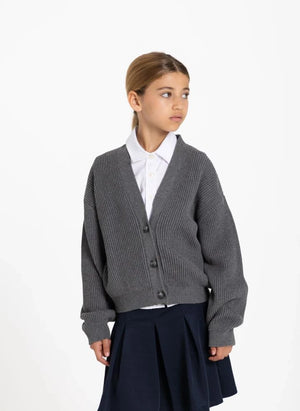 Smallable Kid - Abbey Organische Baumwolljacke | Grau melange