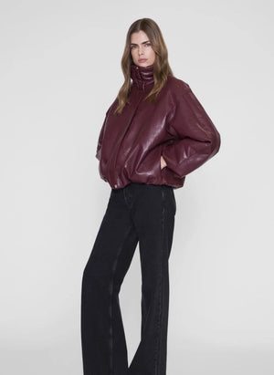 Anine Bing - Cyrus Lederjacke | Bordeaux
