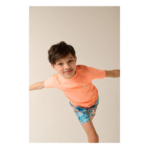 Tumble N'Dry – Piaui Badeshirt aus recycelten Fasern mit UV-Schutz | Orange