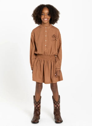 Hundred Pieces - Enoha Stern Kleid | Braun
