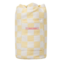 Jera Mini - Terrycloth Tasche Rucksack | Blassgelb